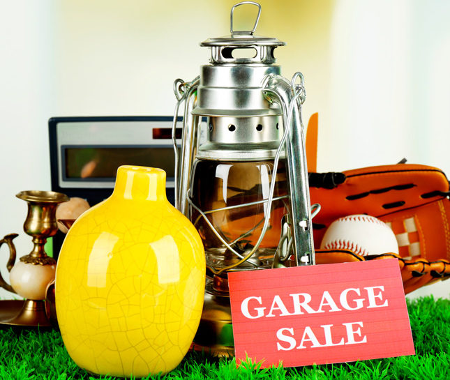 garage sale items